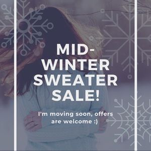 Mid-winter sweater sale!